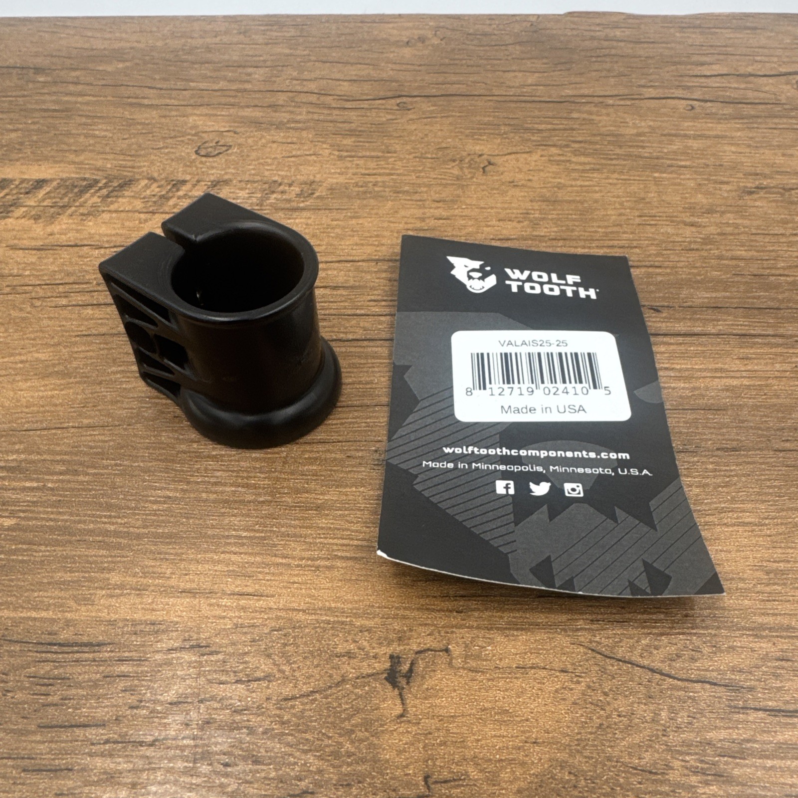 Wolf Tooth Valais Dropper Post Seat Bag Adaptor: 25mm Stanchion Compatible