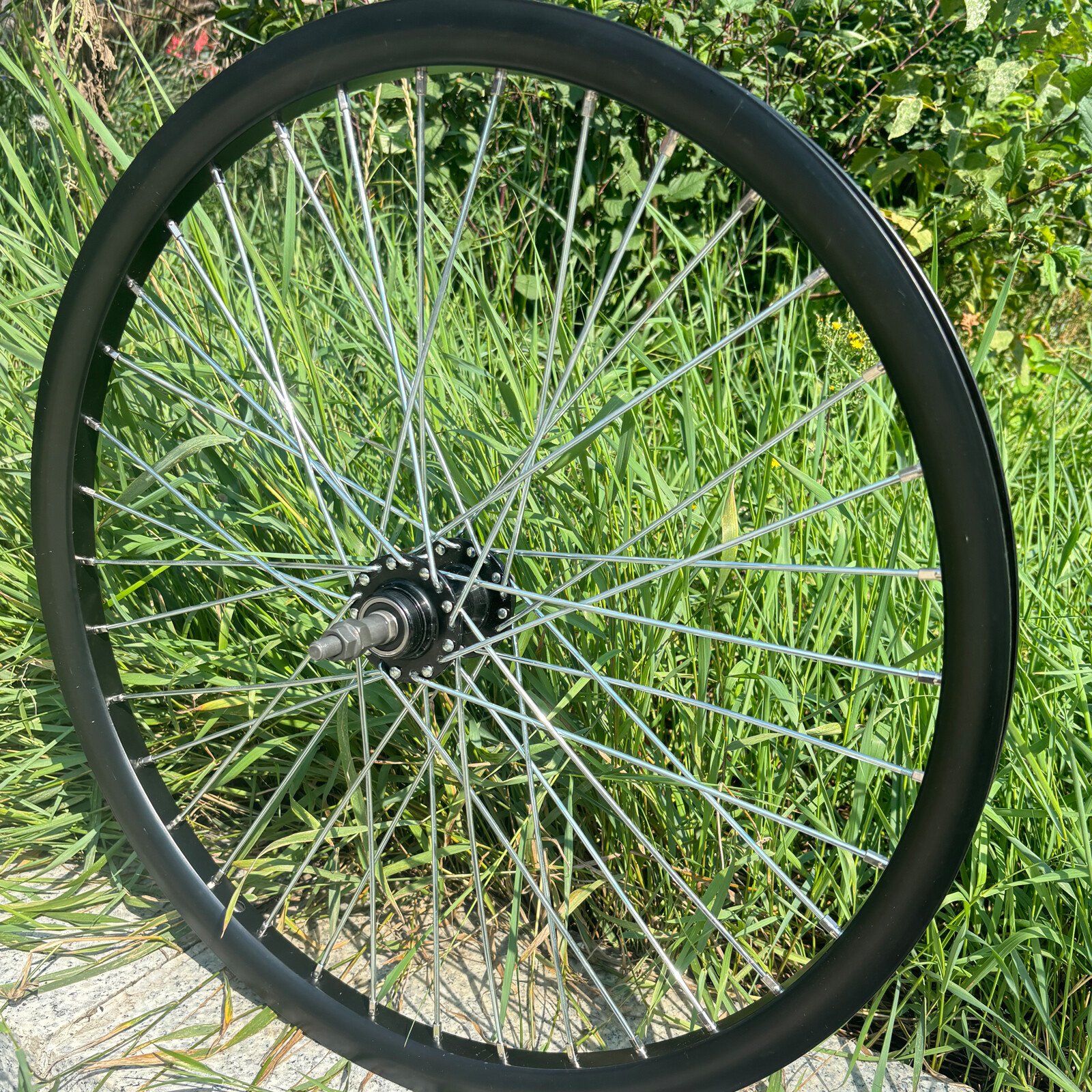 Heavy Duty 26″ Bicycle Wheel w/Freewheel, 36 Spokes Bike Rim Front&Rear 10G 680g