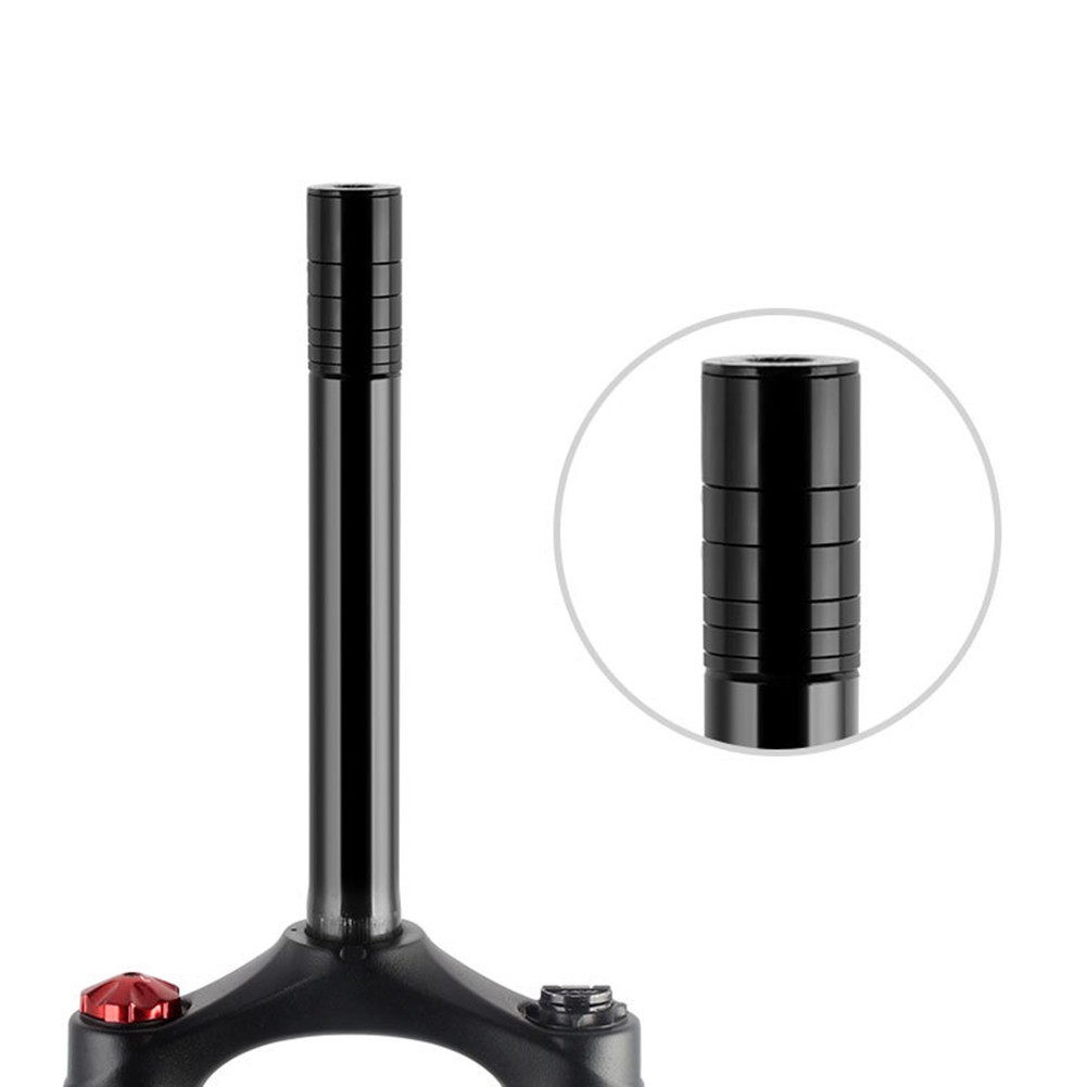 Quality Stem Extender Accessories Adapter Aluminum Alloy Bicycle Black