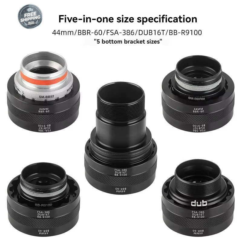 12/16-Notch Bottom Bracket Removal Tool, 5-in-1 Bike BB Tool,39/41/44/46/49mm…