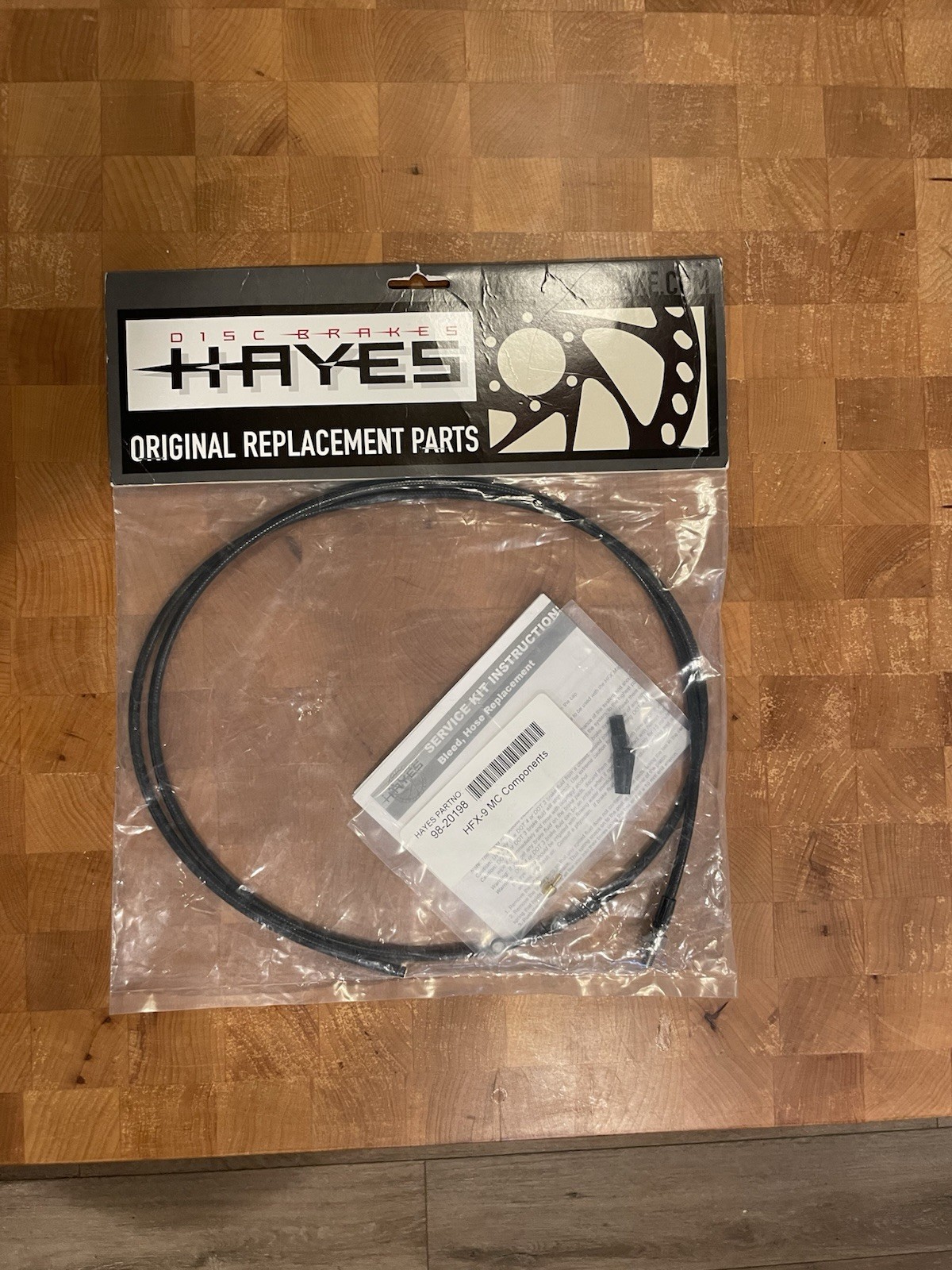 Hayes HFX Brake Hose Kit 1500mm New Complete With Fittings