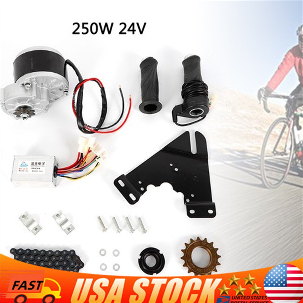 24V 250W E-Bike Conversion Motor Kit Controller Electric Bicycle Motor Kit New