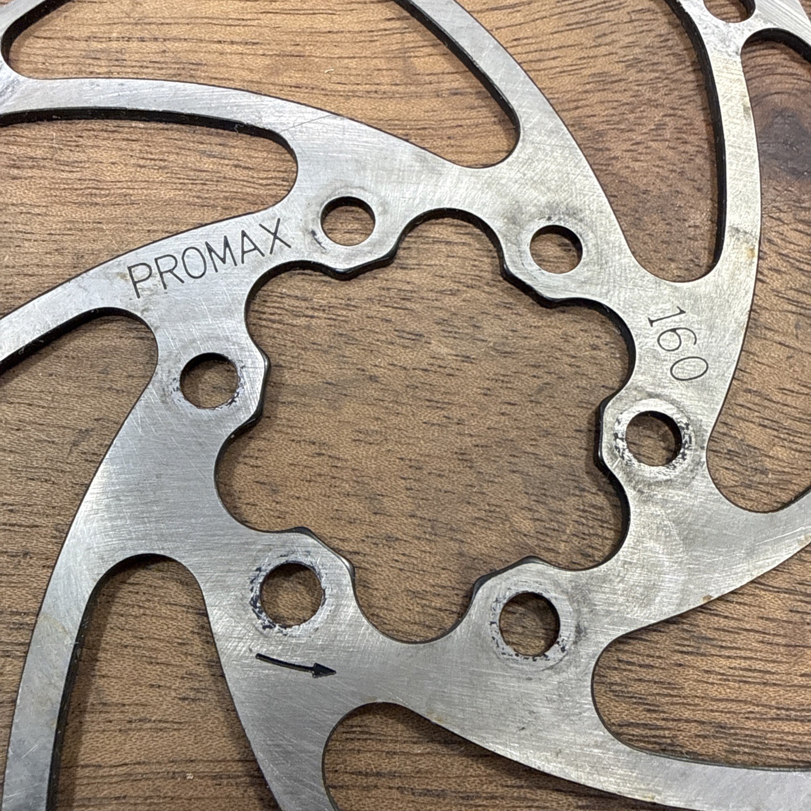 Promax Mountain Bike Disc Brake Rotor 160mm 6 Bolt Pair
