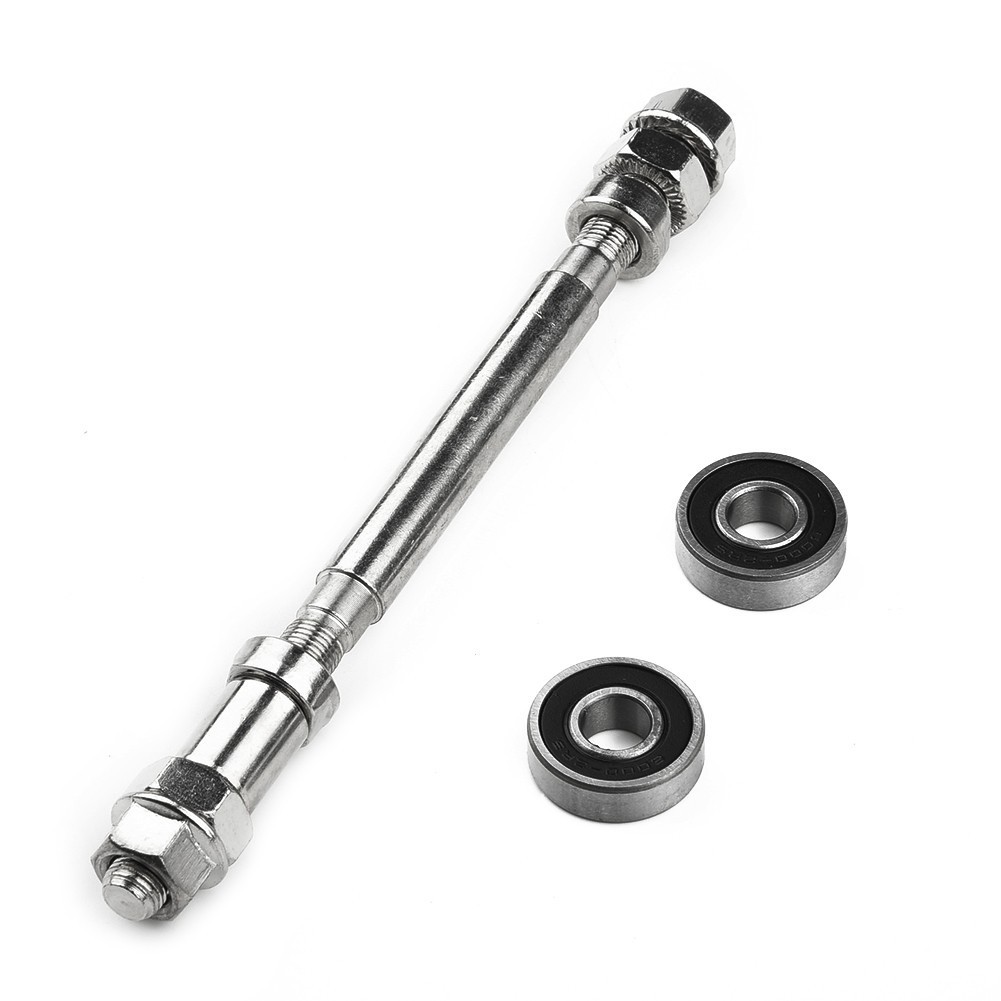Bearing Bicycle Wheel Hub Axle Front Rear Solid Shaft Lever Bike Repai Part Tool