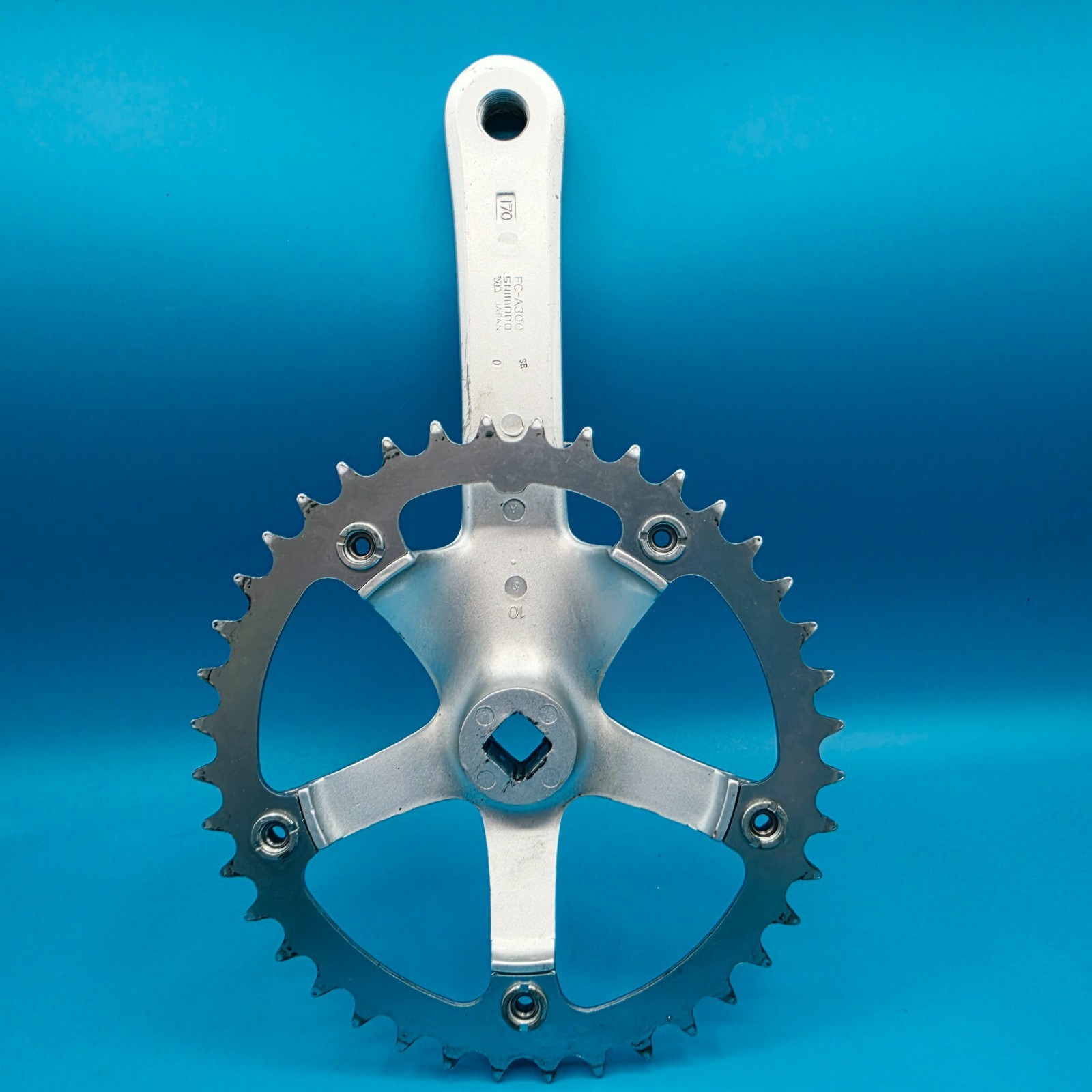 Shimano EXAGE 300EX Square Taper Single Speed Crankset FC-A300 170mm 40t 130 BCD