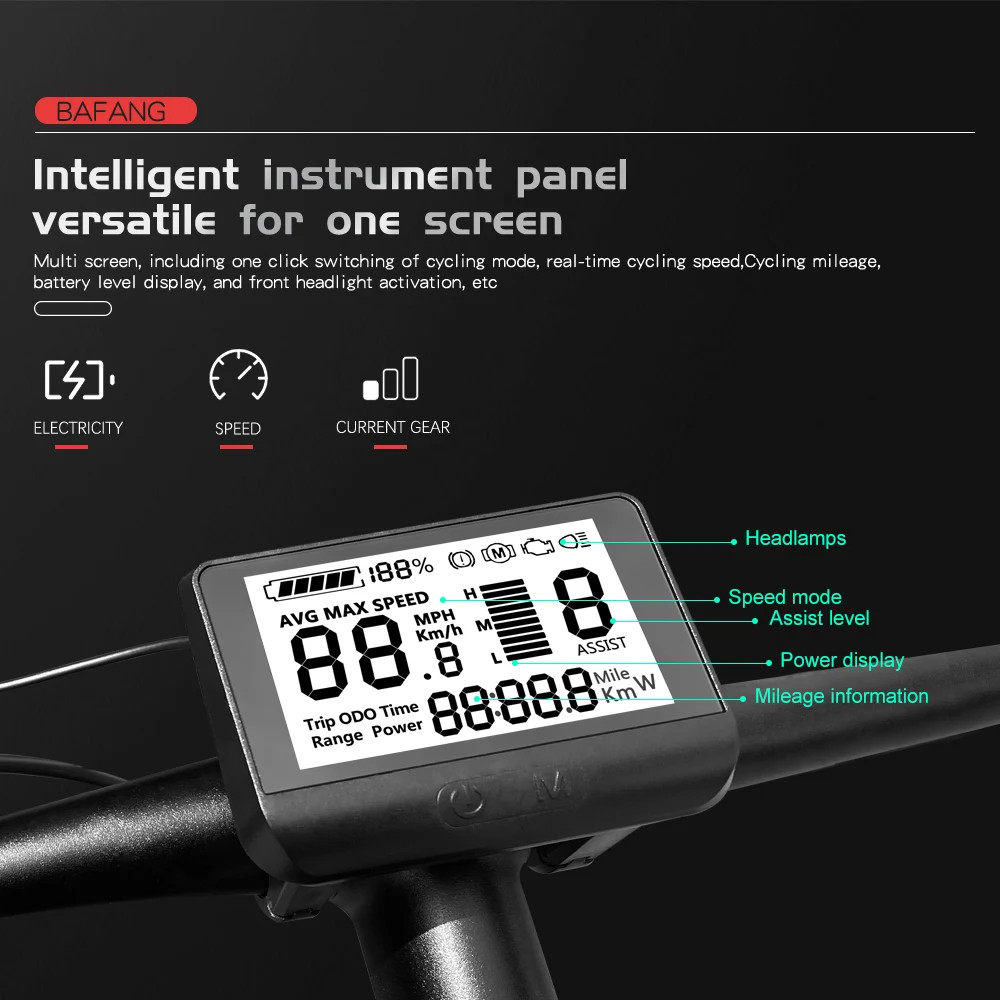 BAFANG 760S LCD Display UART Protocol for BBS01 BBS02B BBSHD Mid Drive Motor