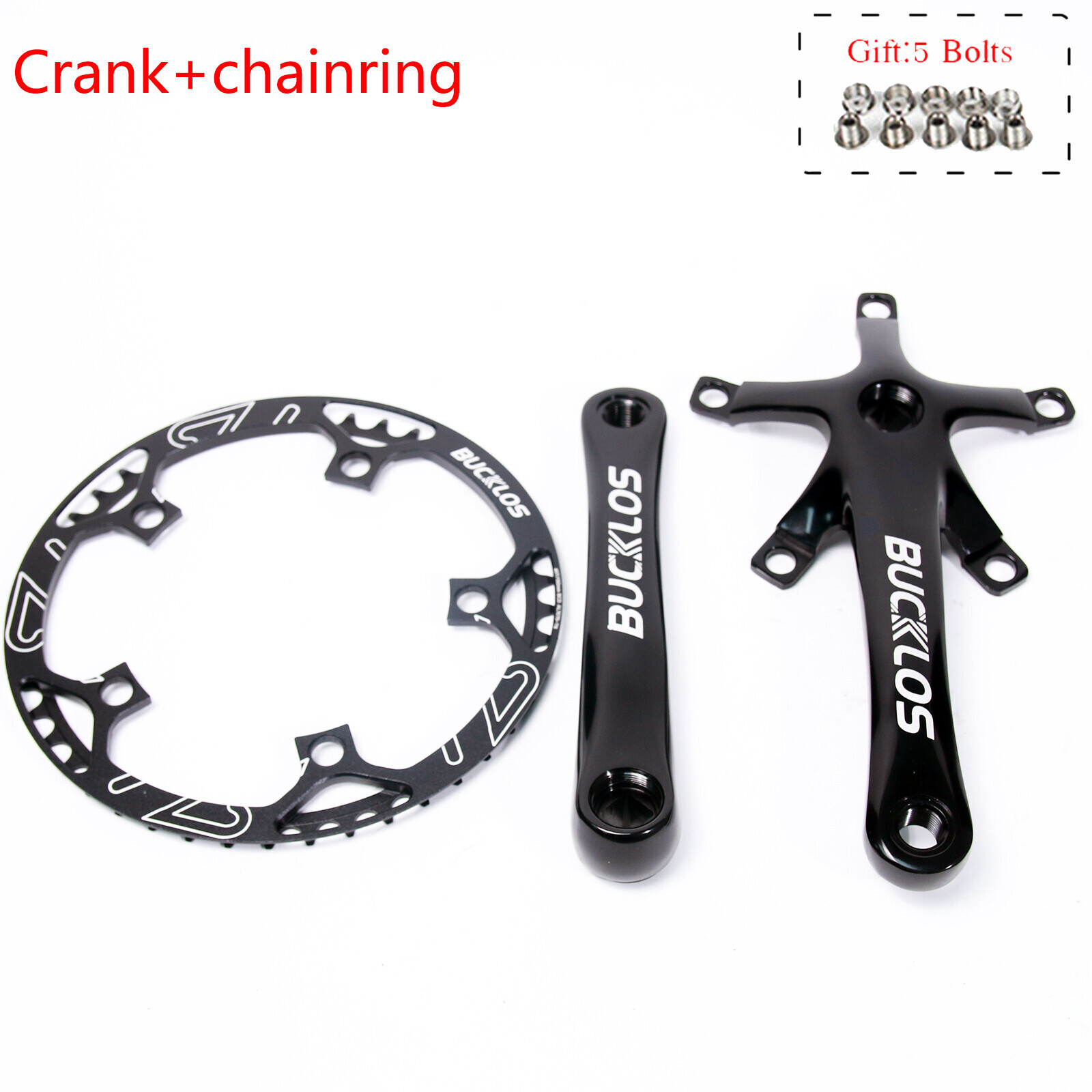Bicycle 170mm Crank 130BCD 45-58T Chainring Road Folding Bike Crankset Sprocket