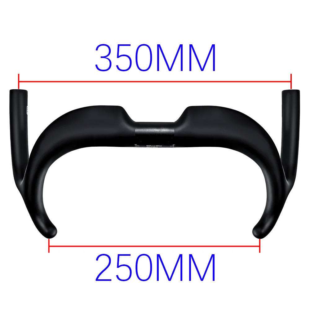 14° Carbon Road Bike Handlebars Racing Bike Handlebar Sprint Handlebars 31.8mm