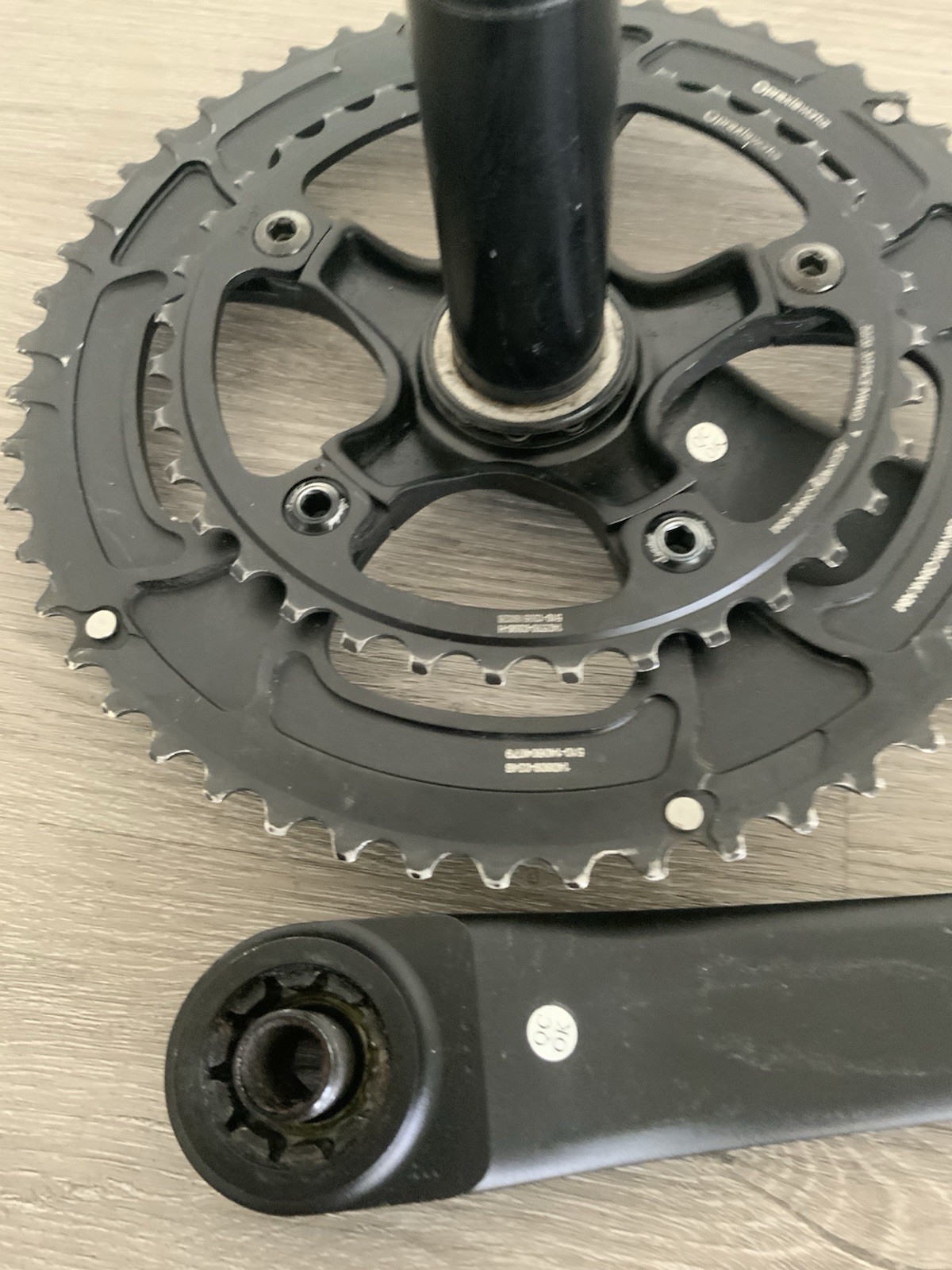 PRAXIS WORKS CRANKSET DOUBLE 172.5 MM ARMS 10 OR 11 SPEED 52-36 TOOTH BB30