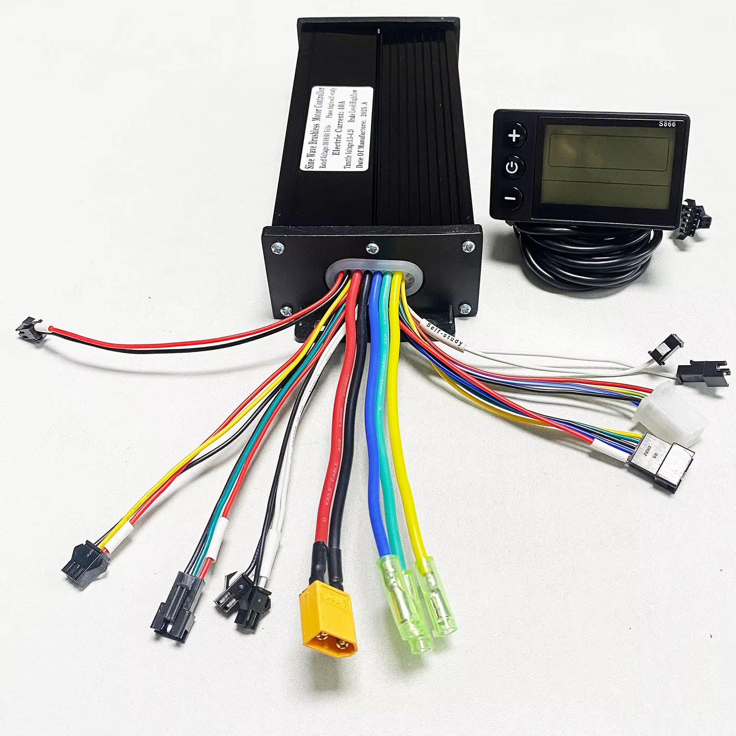 36V 48V 52V 64V 40A 3mode sine wave 1000-2000W brushless motor controller with N