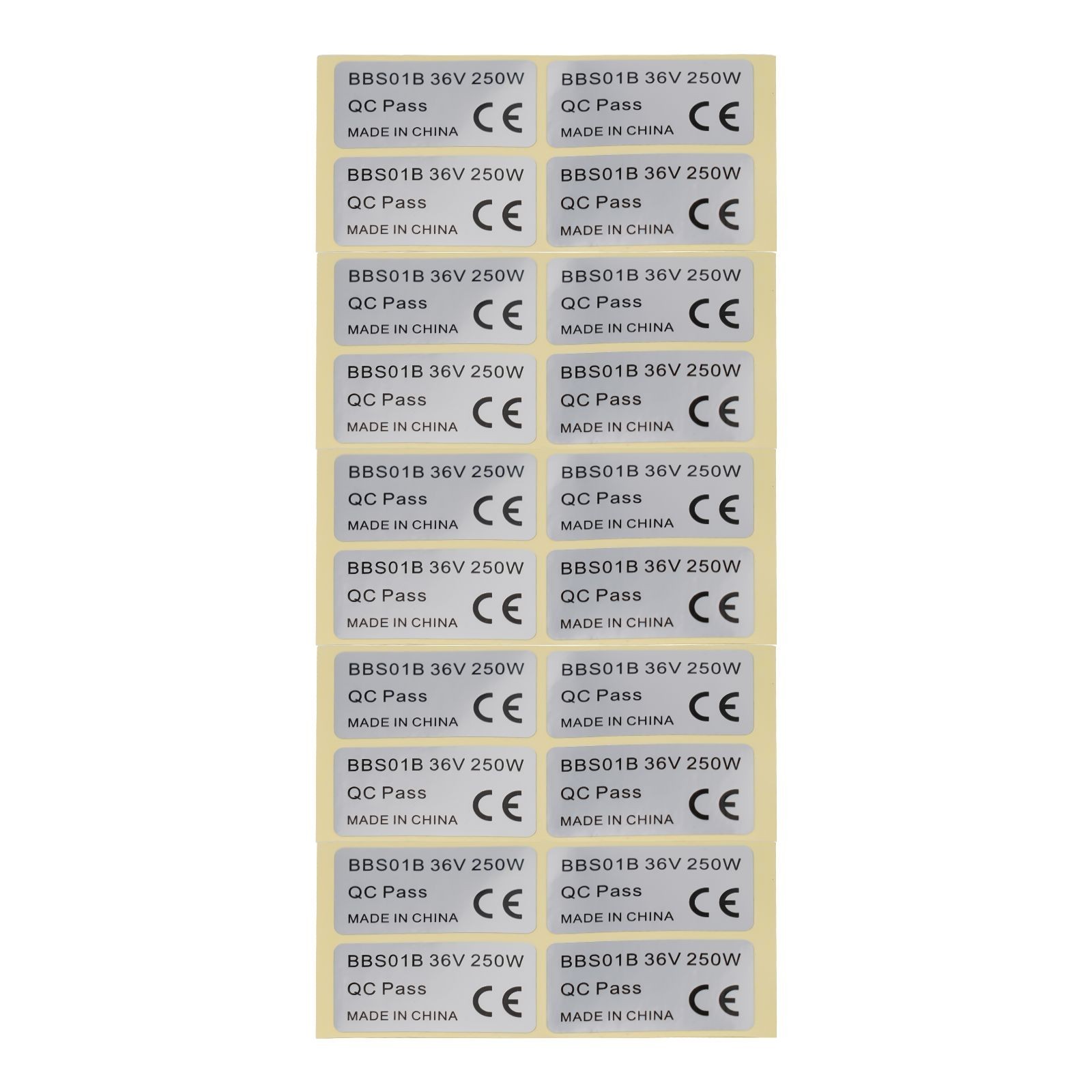 20* Sticker 20pcs 36V 250W 45x23mm01/BBSHD Components High Quality