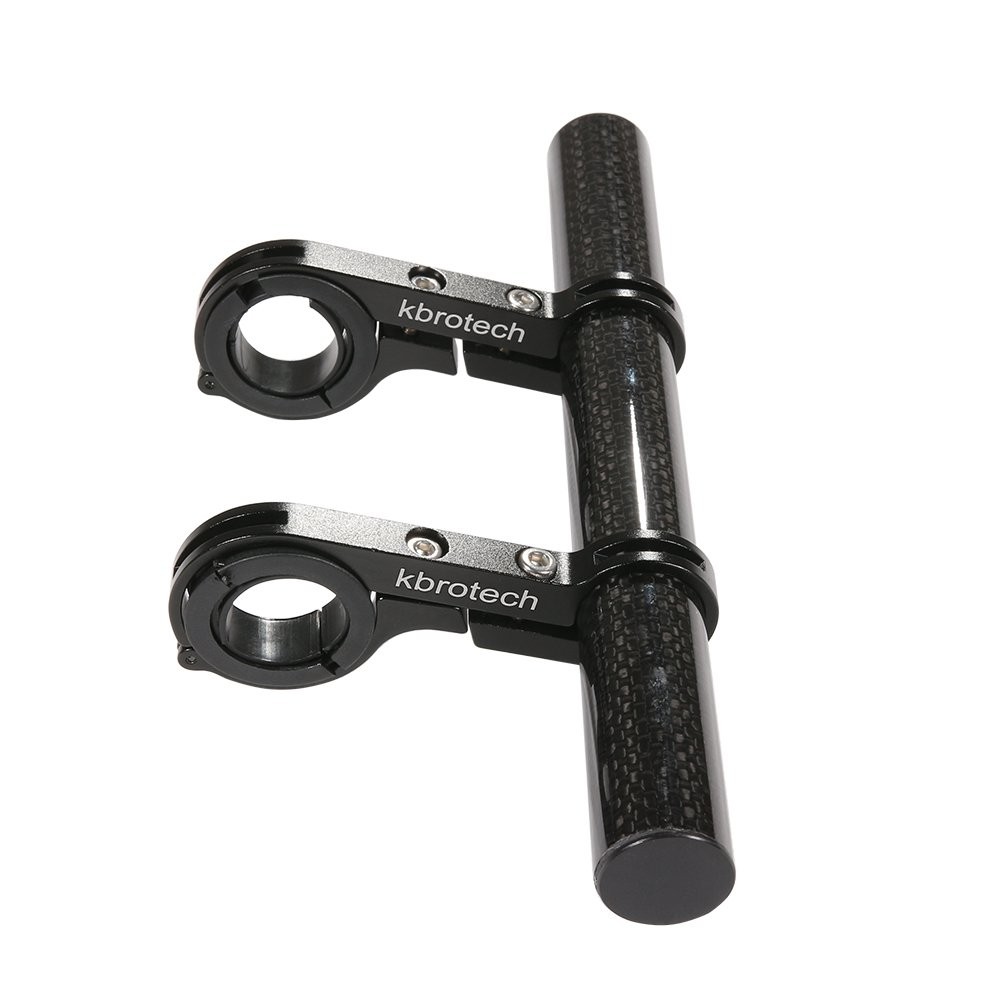 Bike Handlebar Extender Double Extension Carbon Fiber Mount Aluminum Alloy