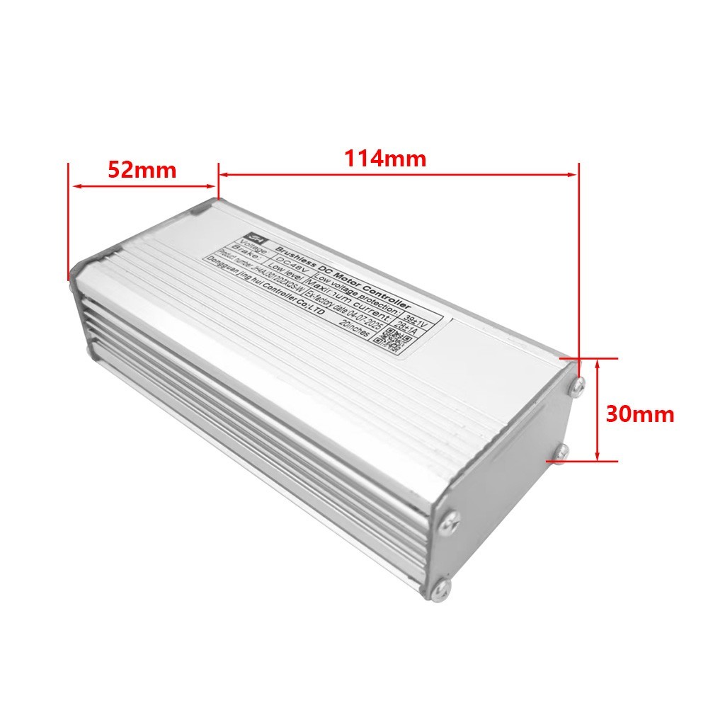Brushless Motor Controller JH4AJ3012DZXQS-W 48V 28A Electric Bike Conversion Kit