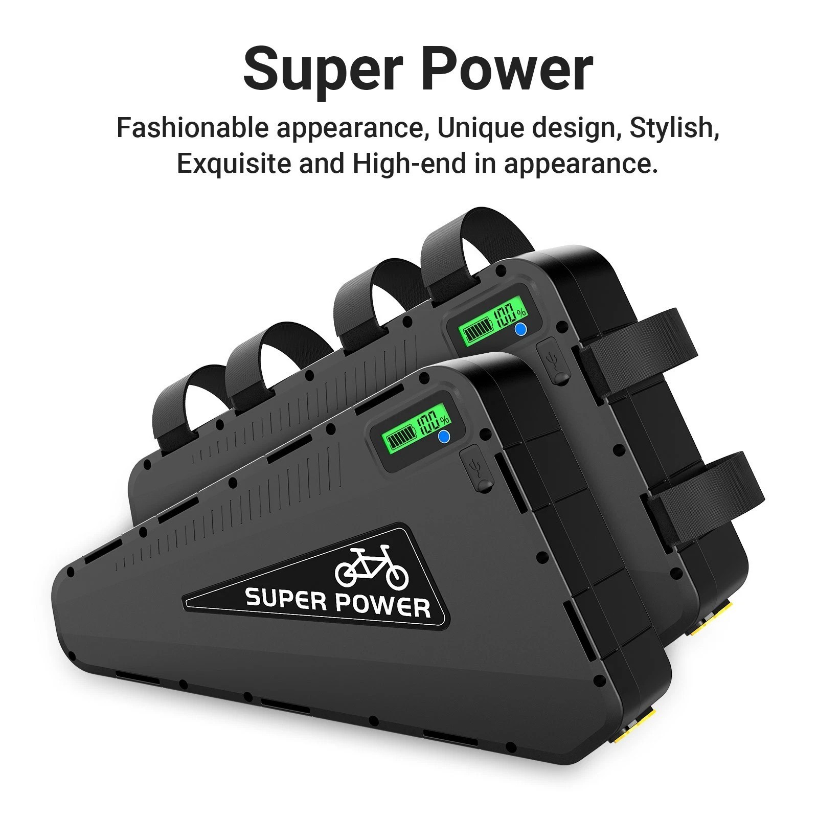 52V 20AH 25AH 30AH Ebike Downtube Triangle Batter Pack Waterproof for 0-2500W