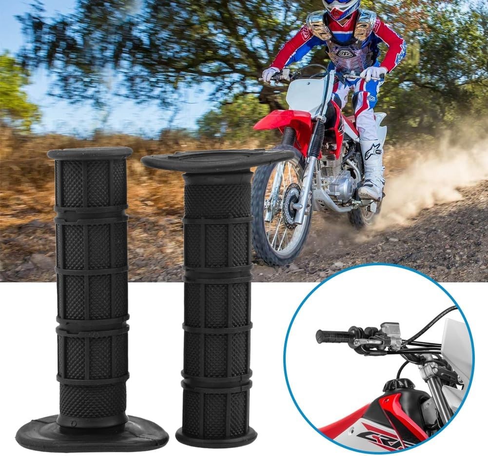7/8″ Motorcycle Hand Grips Black for Dirt Bike Pit Bike Motorcycle for CRF YZF