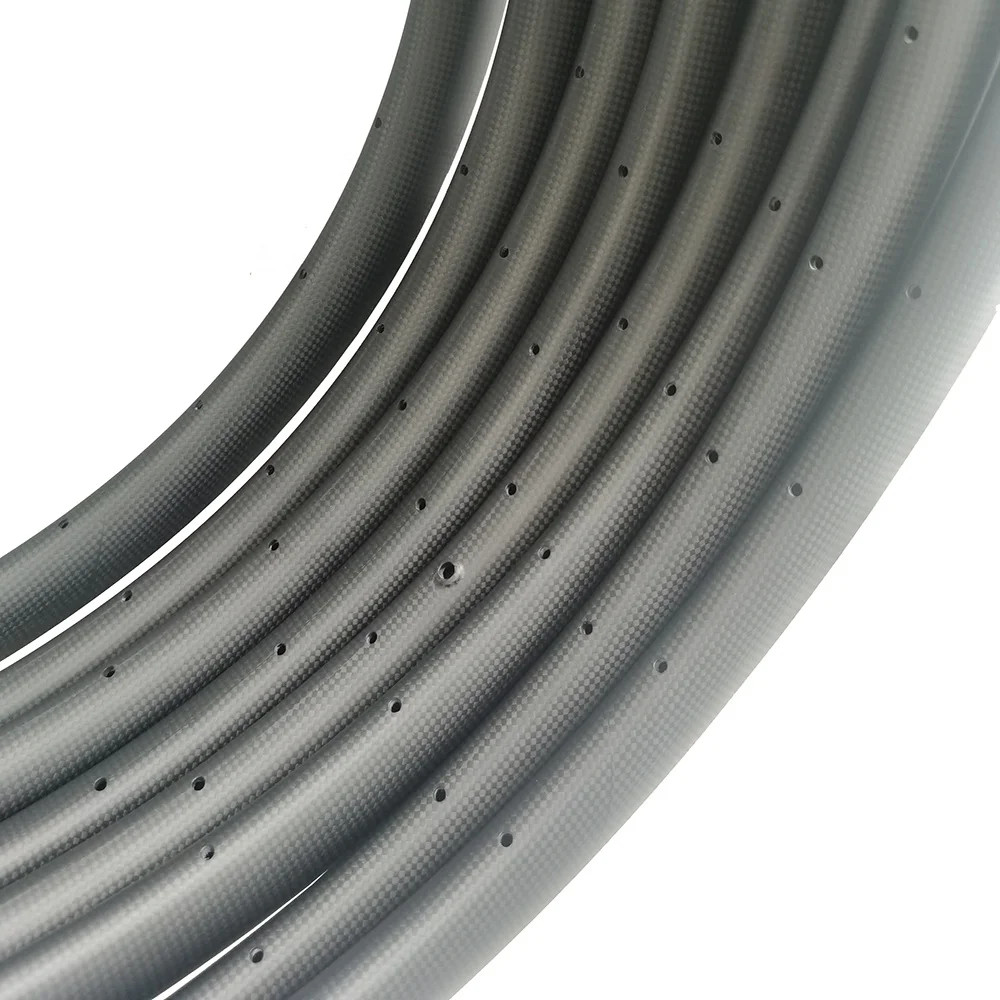 Gravel Road Cyclocross Bicycle 700C 30*29mm Carbon Rims Hookless Rings 2pcs