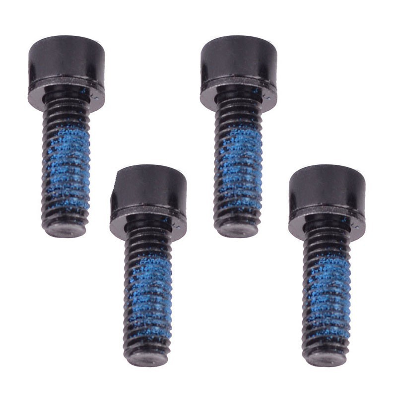 High Carbon Steel Brake Caliper Fix Screws Set of 4 M6*18mm Black Long lasting