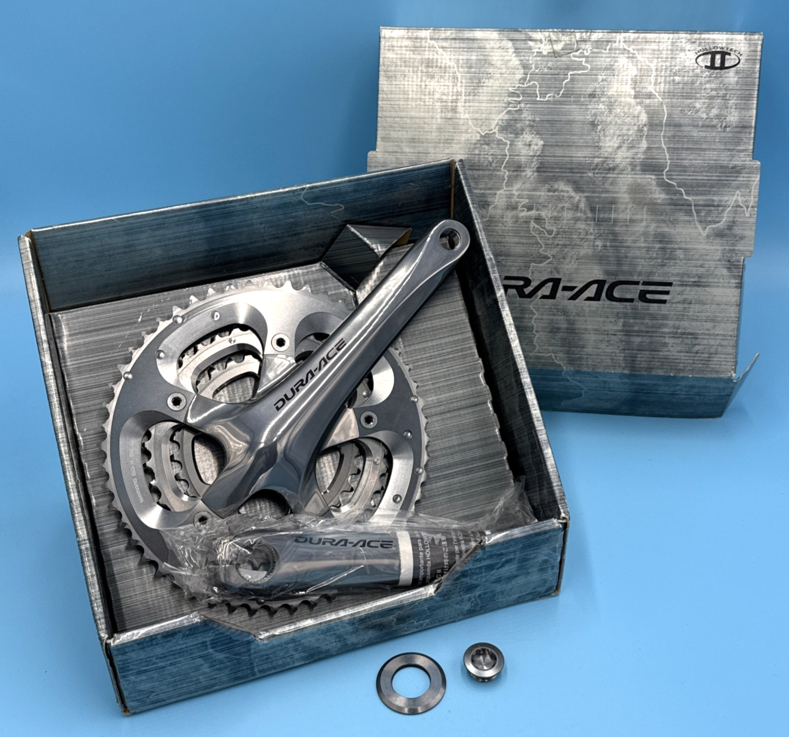 NOS Shimano DURA-ACE 7800 FC-7803 175mm 3×10-Speed Crankset NEW IN BOX