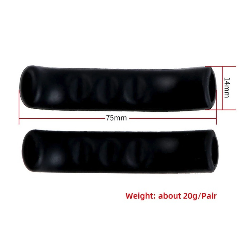 1 Pair Silicone Bike Brake Lever Grips Protective Cover Cycling Accessory – NEW