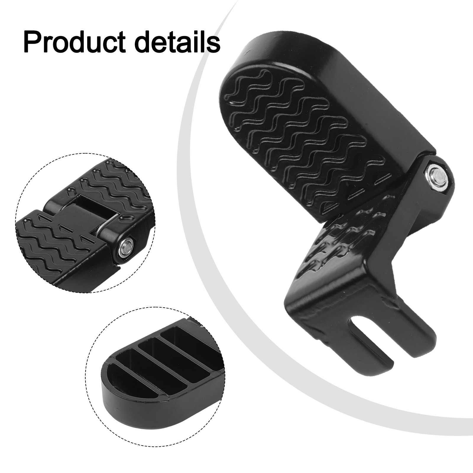 Cycling Pedals Pegs Aluminum Alloy Convenient Ebike Electric Bike Folding