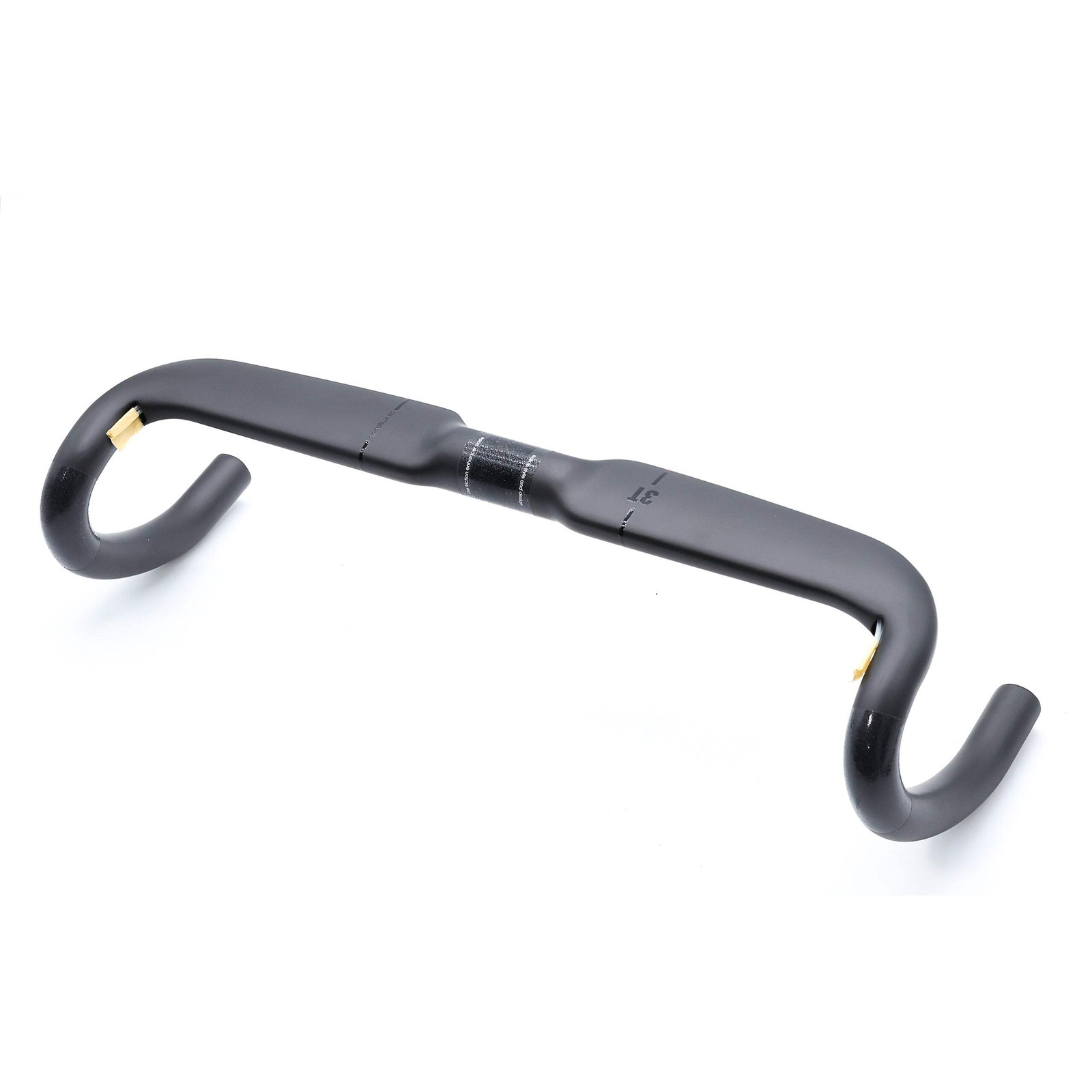 3T Aeroflux LTD Stealth Carbon Aero Handlebar – 31.8mm Clamp, 44cm