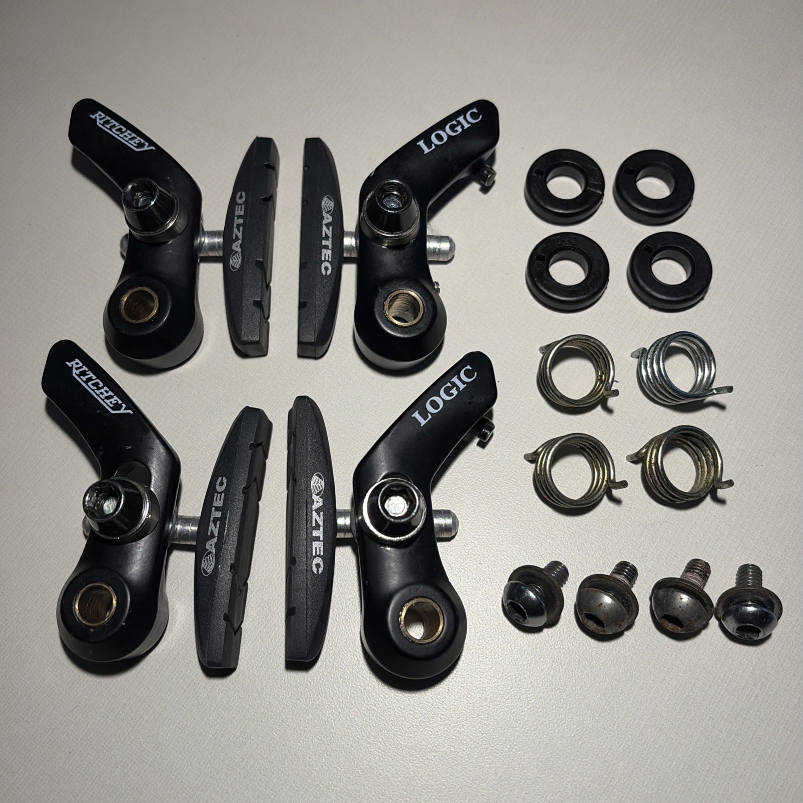 Ritchey Logic Cantilever Brake Set Rare Black Cantis Front + Rear Vintage MTB