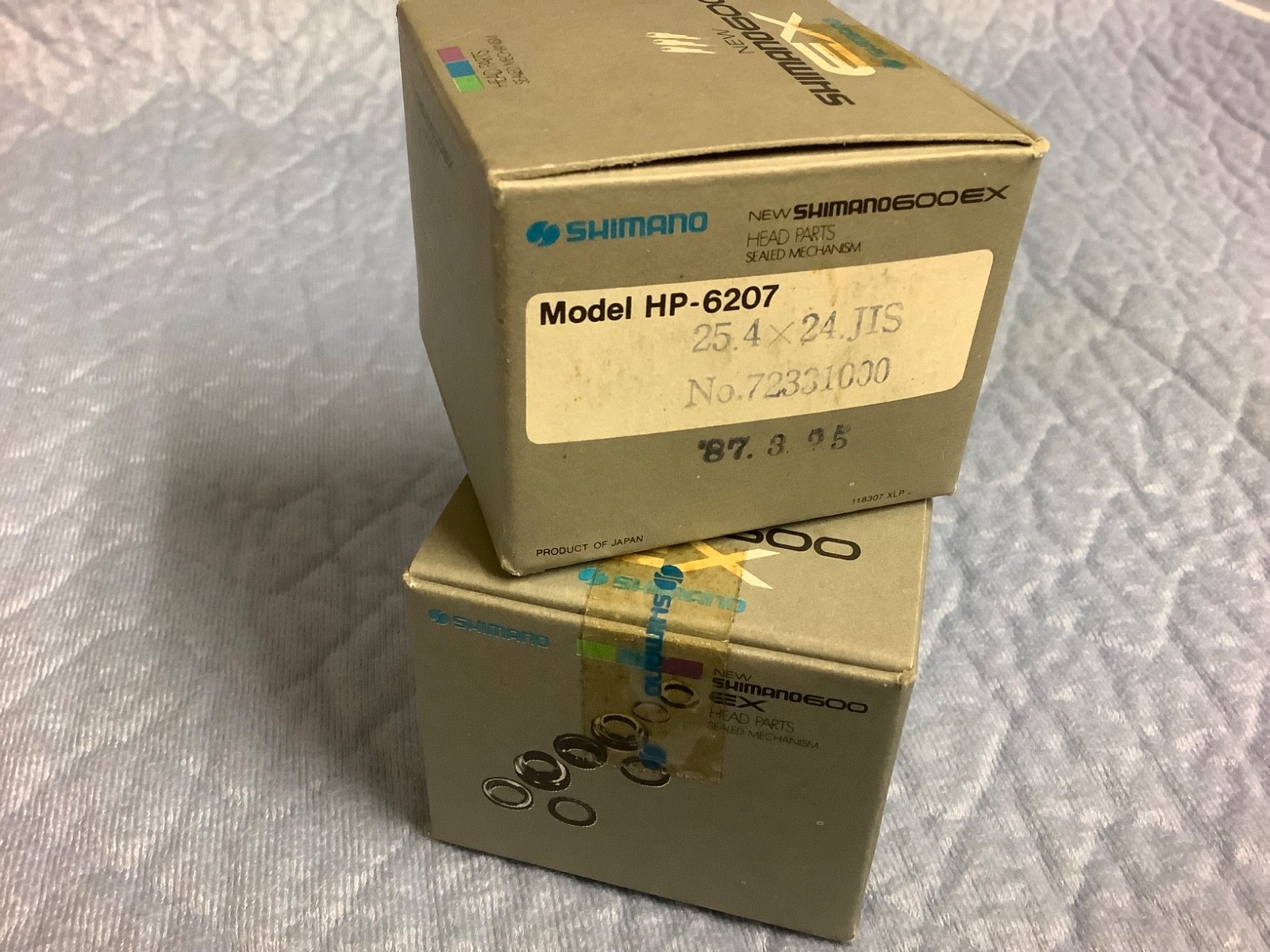 Vintage 80’s Shimano 600 EX / HP-6207 1″ inch threaded ahead headset