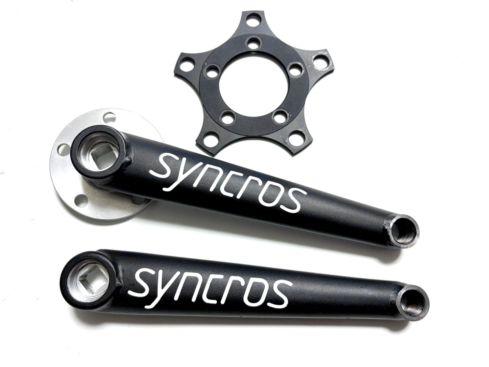 Syncros Revolution Crankset 175mm BCD94/58 Vintage MTB Clean Decals