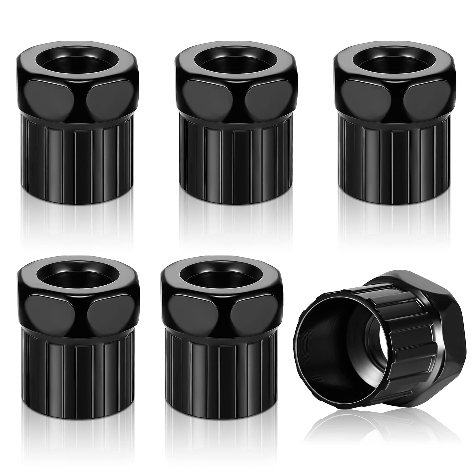 6 Pcs Black Bike Freewheel Remover Mountain Cassette Removal Tools