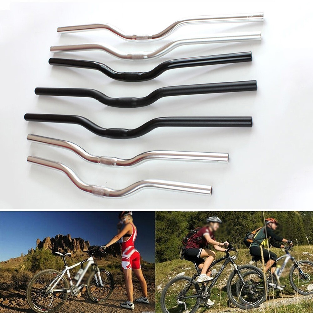 Bicycle Riser Handlebar 25.4*480-580mm Aluminum Alloy Mountain Bike Handlebars