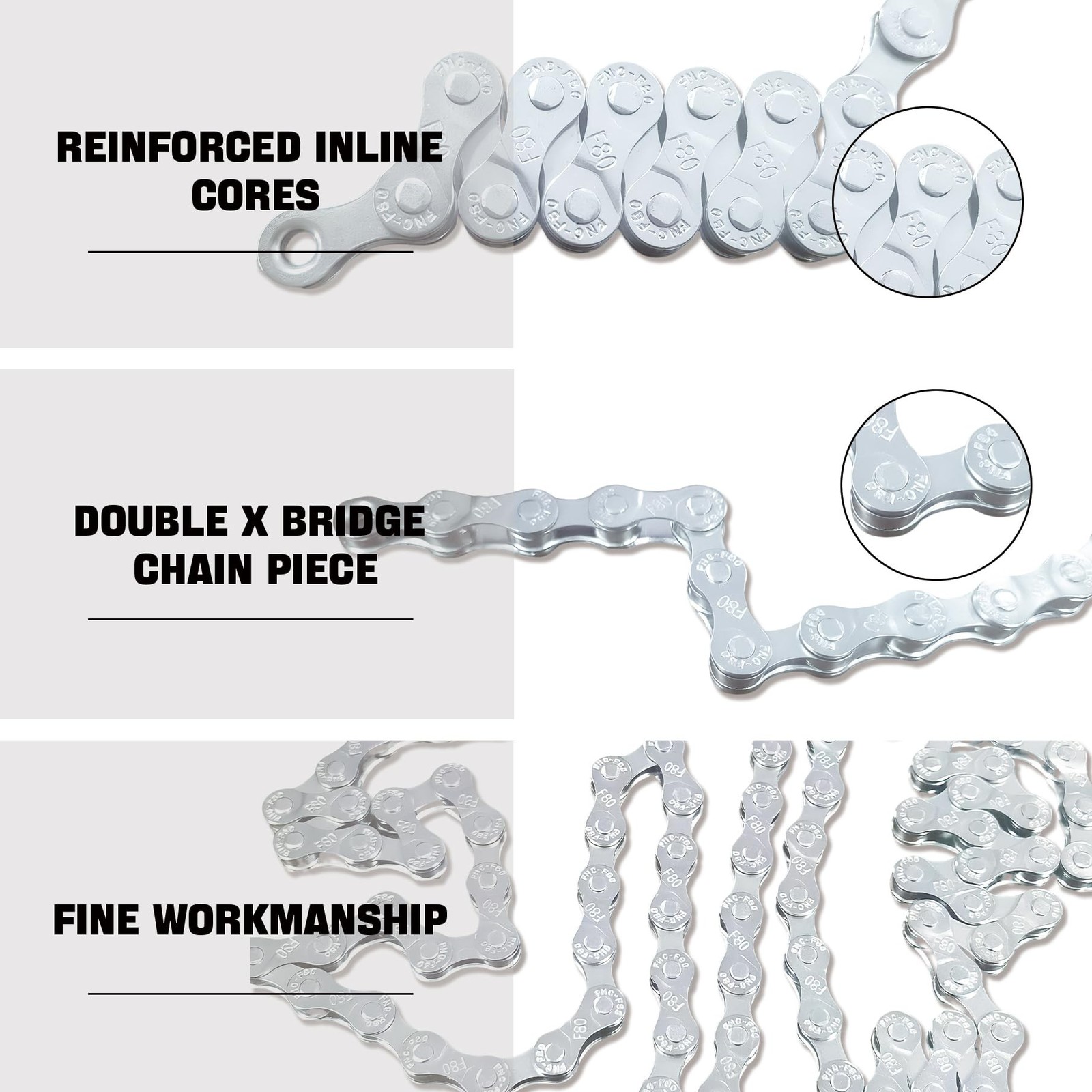 6/7/8/9/10/11/12 Speed Bike Chain – High-Strength, Durable & Smooth-Shifti