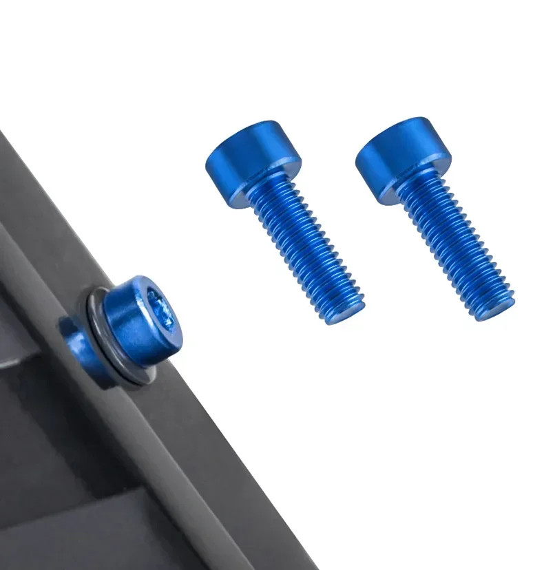 4Pcs Bike Water Bottle Cage Bolts Aluminum Alloy Hex Socket Screws 7 Colors