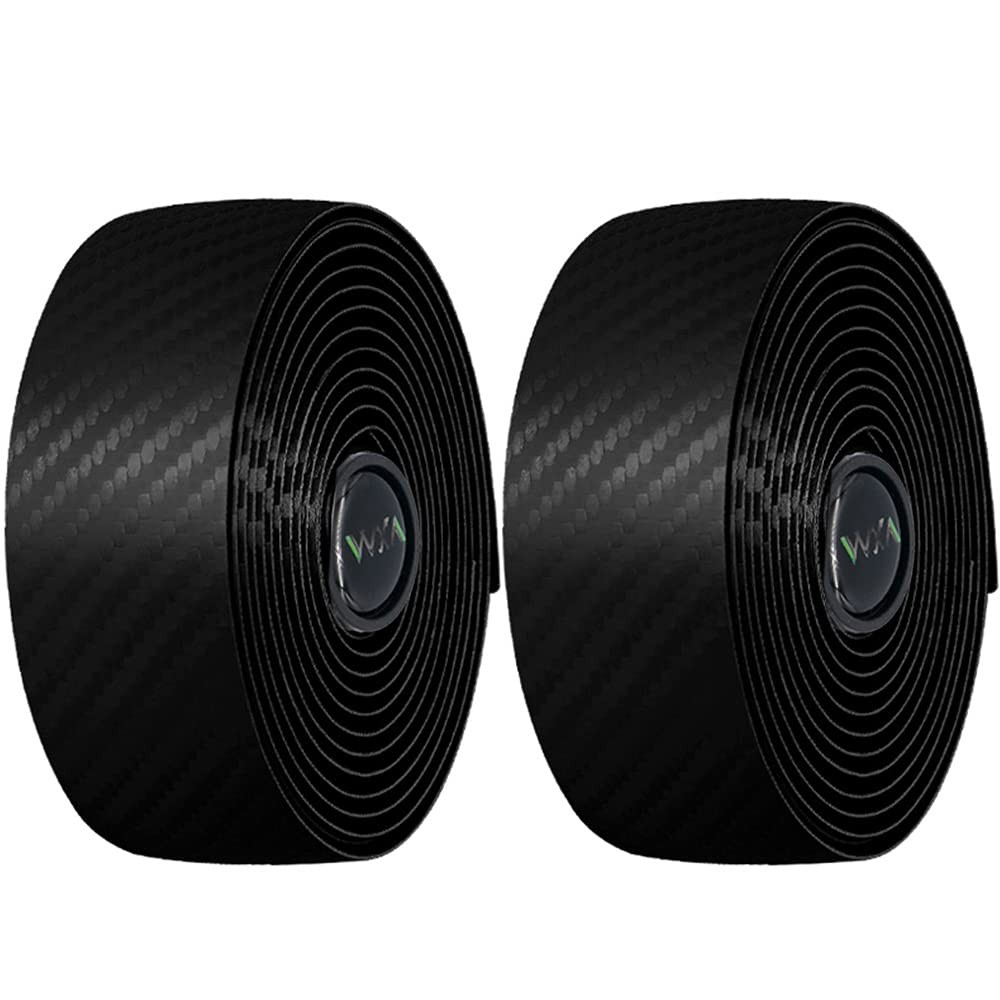 Bicycle Handlebar Tape, Carbon Fiber PU&EVA Road Bike Bar Tape Non-Slip Cycli..