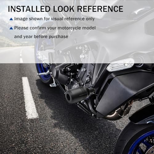 Frame Slider Replacement for Yamaha MT-07 FZ07 MT07 Tracer 2014-2025, CNC Black