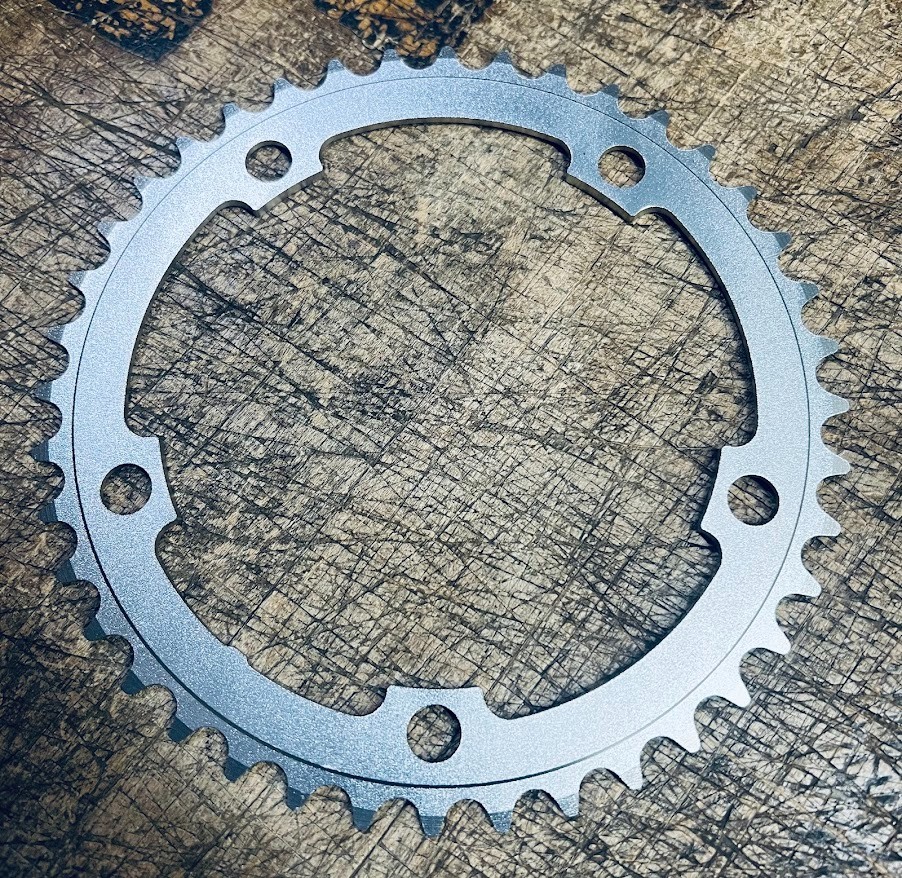 SILVER Single Speed Chainring 40T / 130 BCD 5-Bolt AluminumRoad / MTB – NEW NOS