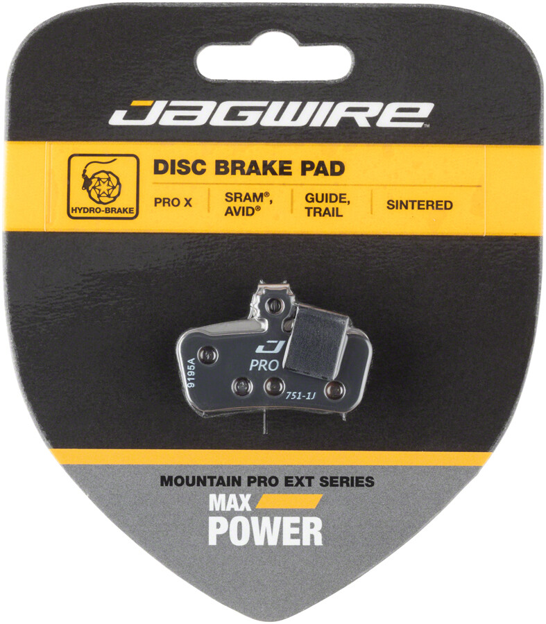 Jagwire Sport Sram Guide RSC Disc Brake Pads Extreme Sintered In Retail Package