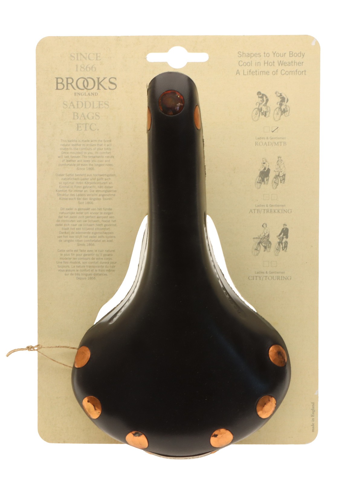 Brooks Team Pro Special Saddle Titanium Rails Hard Leather Cover Black NEW NOS