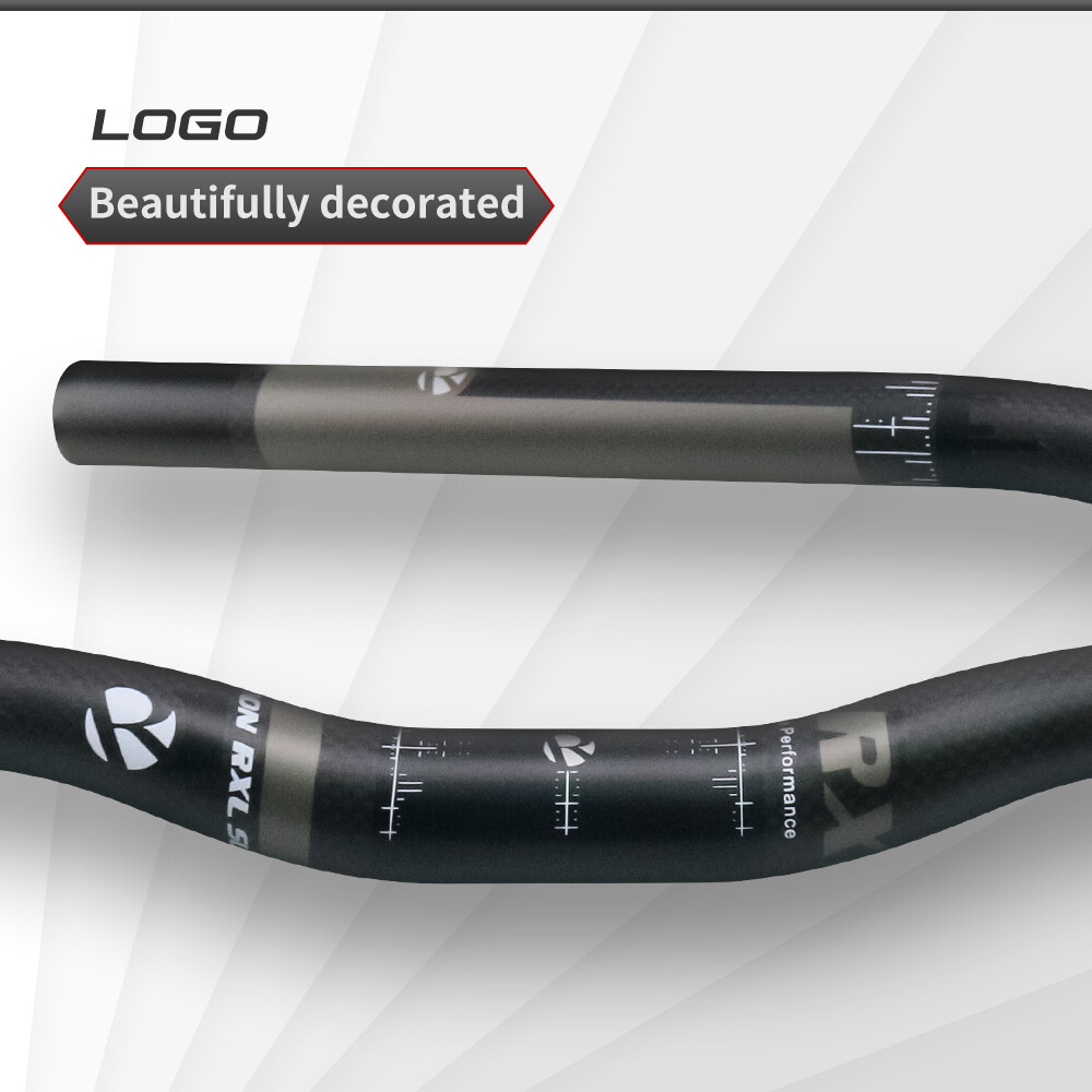 Downhill Bike Handlebar 31.8 Carbon MTB Flat Bar Backsweep 9° 760/780/800/820mm