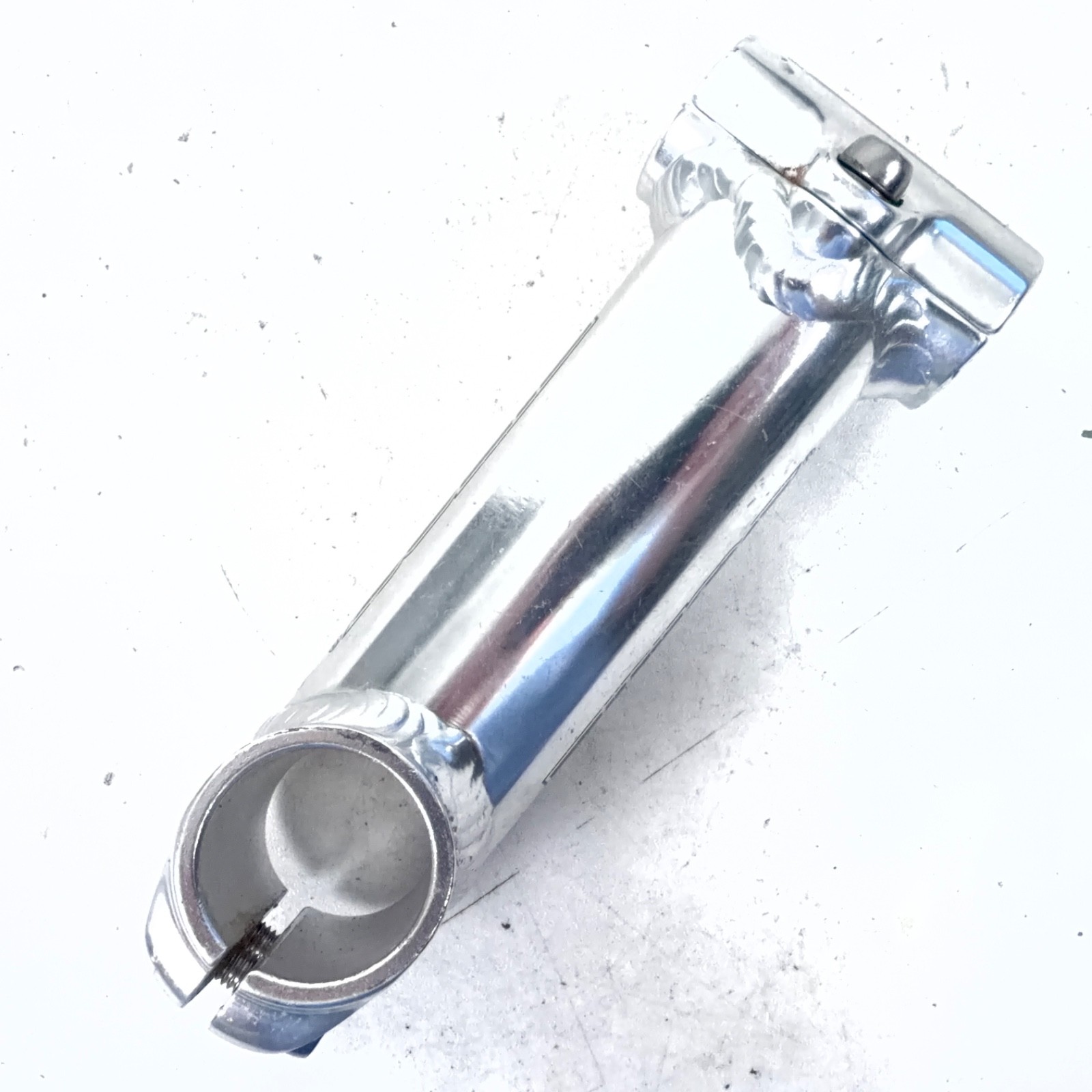 Vintage Titec Stem 1 1/8 in Threadless 25.4 mm MTB 120 mm 2 Bolt Silver 90s
