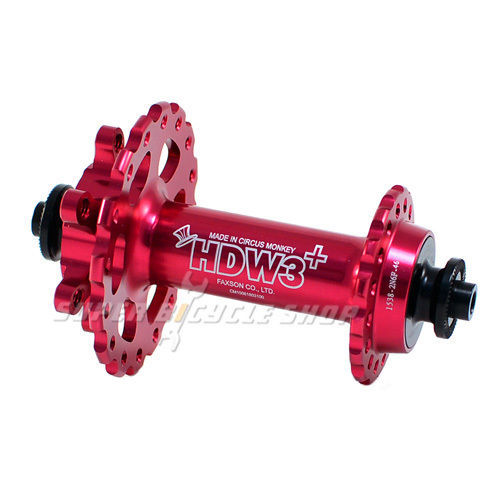 Circus Monkey HDW MTB Front Disc Hub,24 Hole,Red