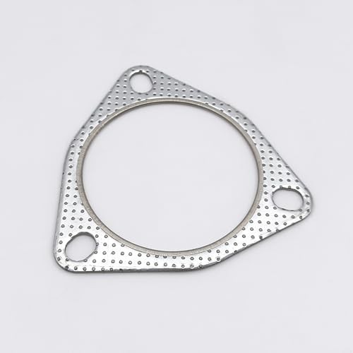3.5 Inch Exhaust Gasket 3-Bolt 89.5mm Muffler Flange Header High 3.5 in