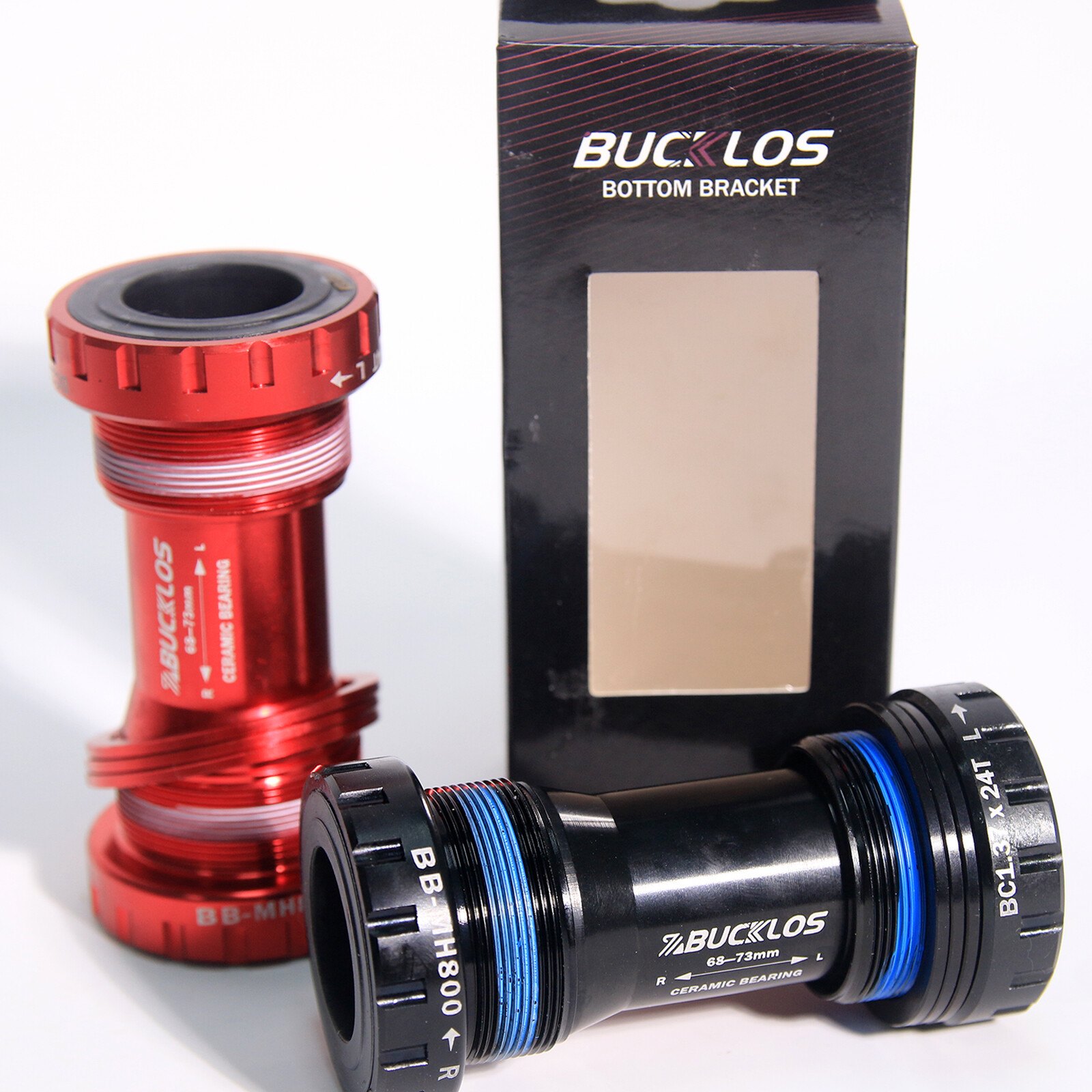 Mountain Bike Bottom Bracket BSA68/73MM Threaded Ceramic Bearing Hollowtech II