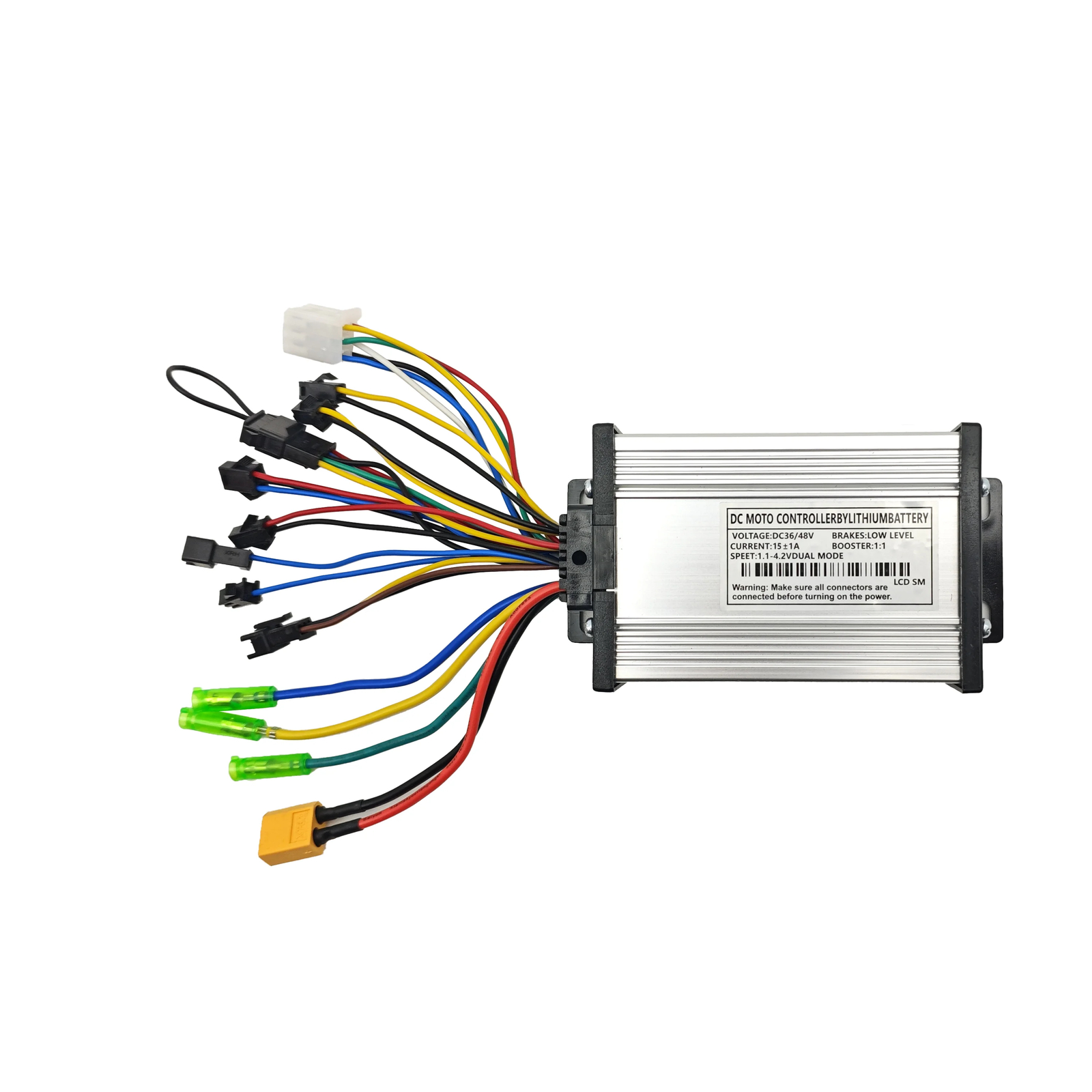 36V 48V 500W 1000W 1500W E-bike Brushless Dual Mode Controller With Display