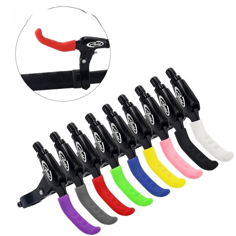 2pcs Bicycle Brake Lever Cover MTB Bike Silicone Handle Sleeve Grips Protector ✿