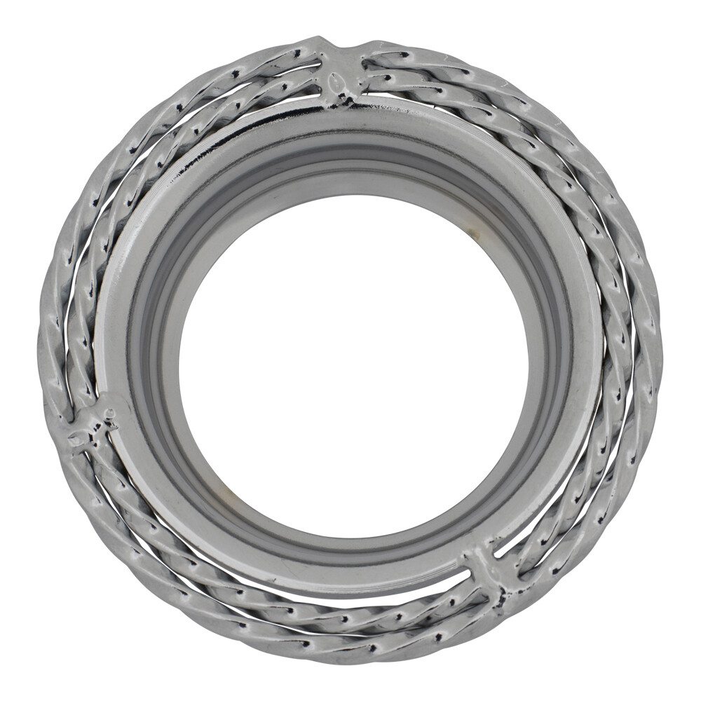 OG LOWRIDER CLASSIC 51MM DOUBLE SQUARE TWISTED BOTTOM BRACKET CUP CHROME