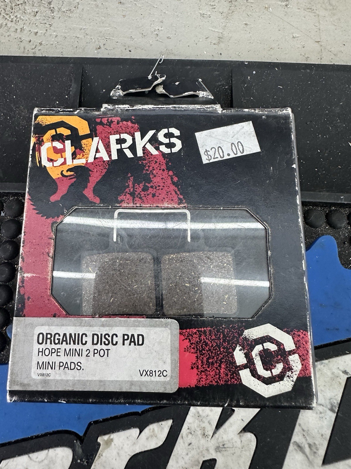 Clark’s Hope Mini 2 Organic Hydraulic Disc Brake Pads Black New