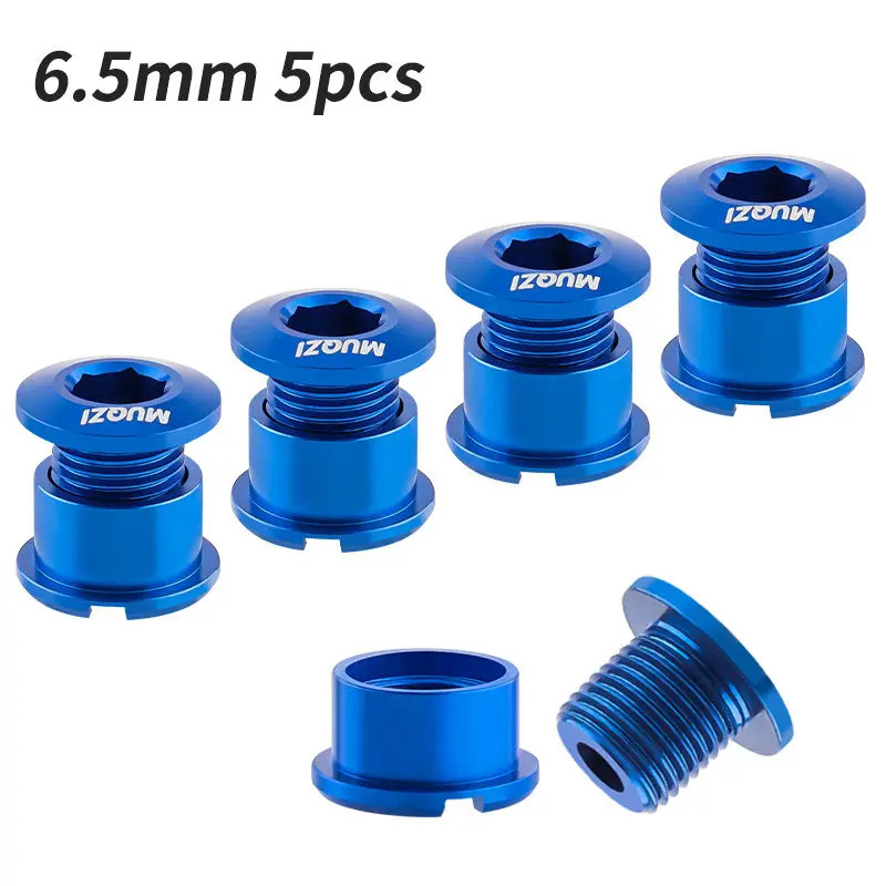 4/5pcs Bike Chainring Bolts MTB Road Crank Single Double Chain Screws