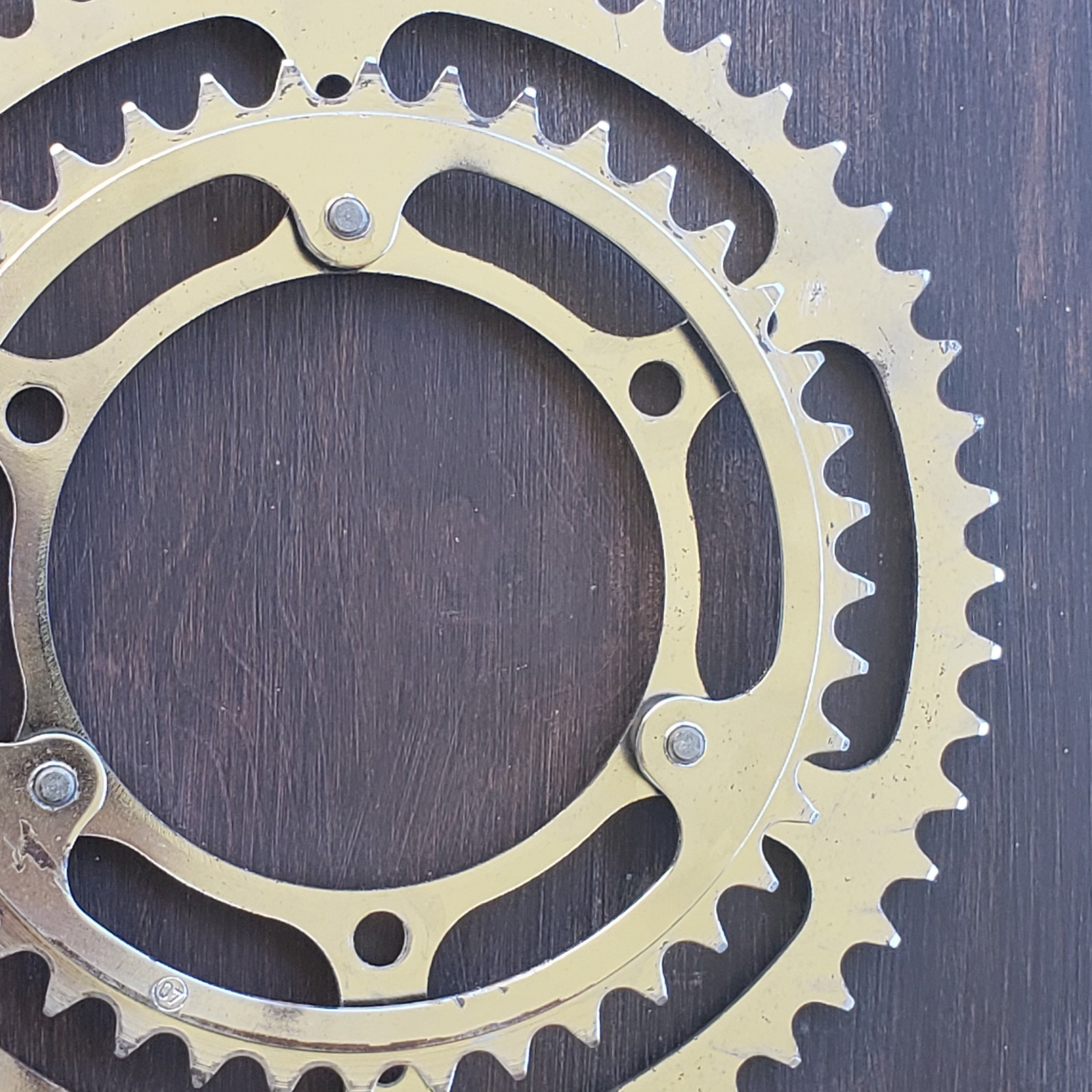 VINTAGE 1950s-1960s MILREMO STRONGLIGHT 116 BCD 52-40 DOUBLE CHAINRINGS VGC!!!