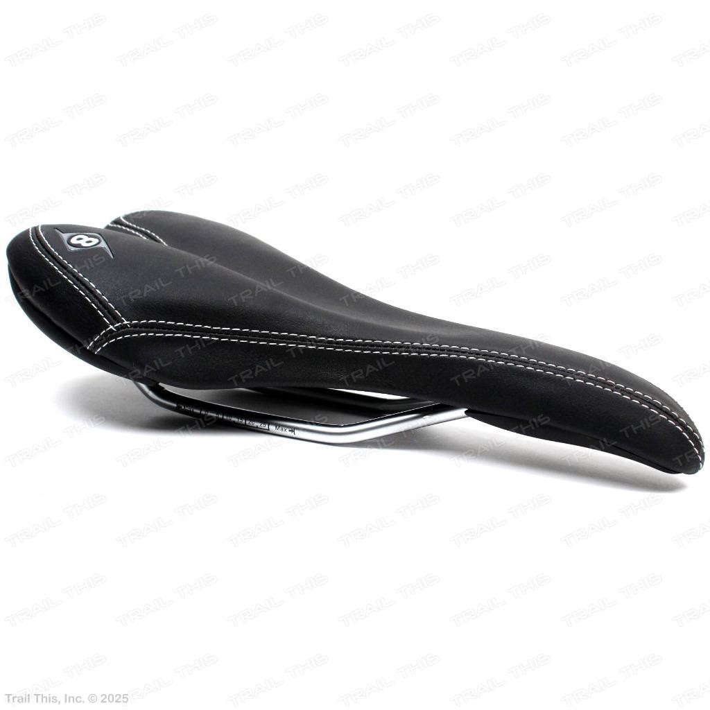 Origin8 Pro Uno-S Black Bicycle Saddle Synthetic-Leather Road / MTB