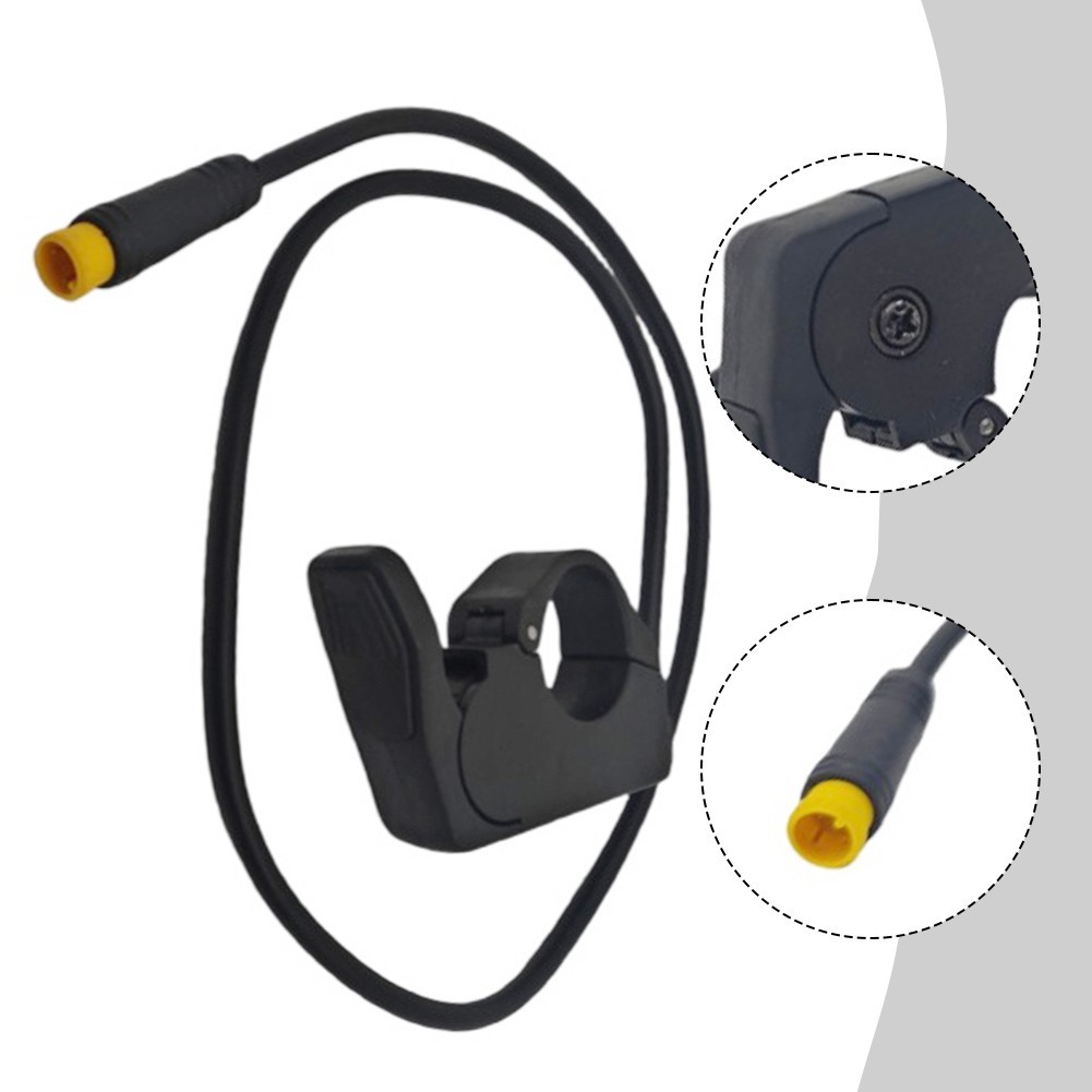 For KT Series eBike Speed Control with Ergonomic Thumb Trigger 140X Black